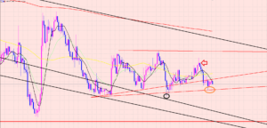 ドル円　サポートラインに注目♬