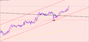 豪ドル円　週足の重要なライン♫