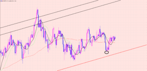 豪ドル円　流れ通りトレード♡