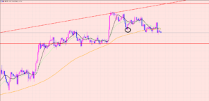 ポンド円　全戻しの下落でトレンド決定？♡