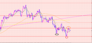 豪ドル円　ライン通りの相場♡